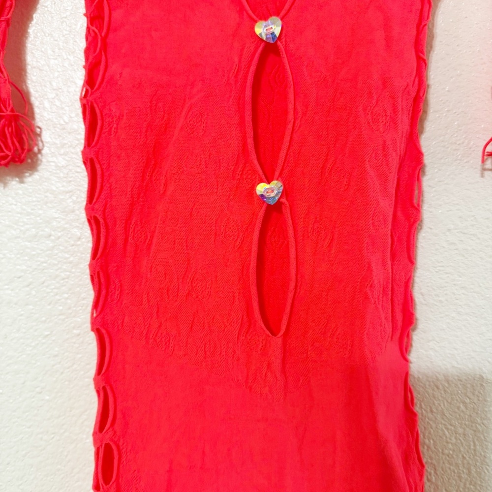 NEW Poster Girl The Miranda Mini Dress in Chilli Viral Blogger Fav Dress O/S - Picture 15 of 16